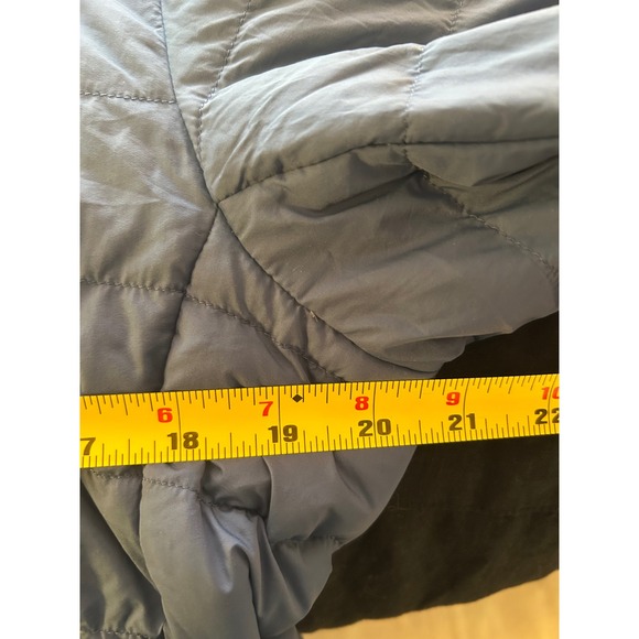 UNIQLO Ultra Light Down Jacket Blue  Button Front Lightweight Size S Layer‎ Cozy - Picture 5 of 8